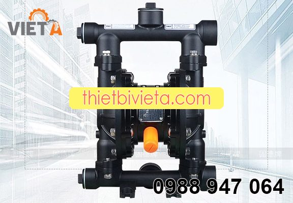 bơm màng GODO QBY3-20L thân nhôm, bơm màng godo, bơm màng qby3-20l,