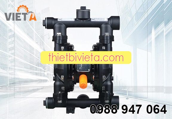 bơm màng GODO QBY3-25L thân nhôm, máy bơm màng godo, bơm màng godo qby3,