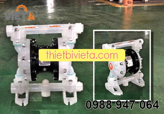 Bơm màng GODO QBY3-20S thân nhựa