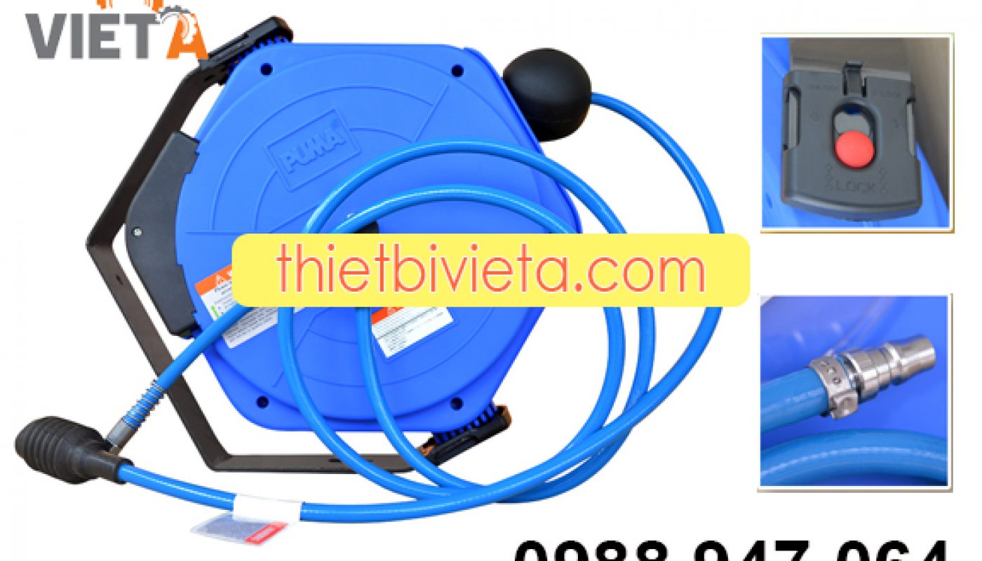 dây hơi tự rút, dây hơi tự rút puma, cuộn dây hơi tự rút, dây hơi rút hộp, dây hơi rút hộp puma,