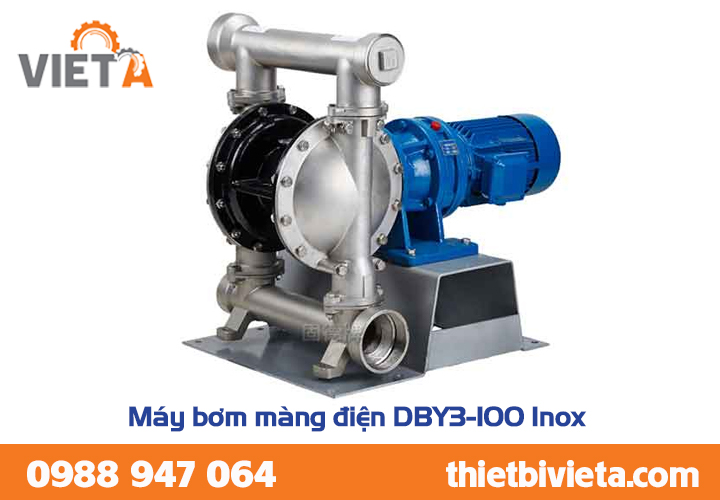 Máy bơm màng điện DBY3-100 Inox