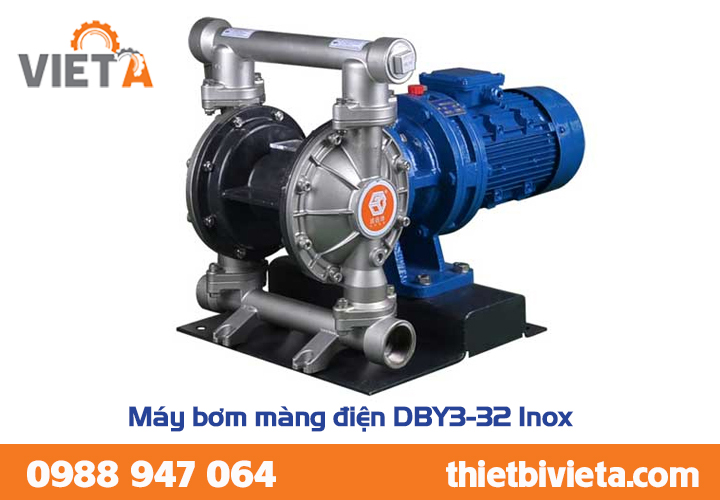 Máy bơm màng điện DBY3-32 Inox