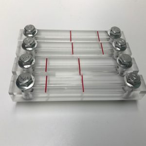 Kính thăm dầu máy nén khí khoảng cách tâm lỗ 60mm