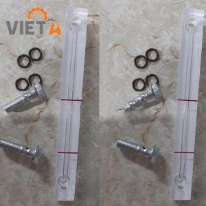 Thước báo mức dầu máy nén khí khoảng cách tâm lỗ 200mm