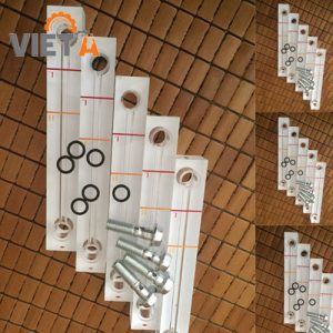 Thước thăm dầu máy nén khí khoảng cách tâm hai lỗ 180mm