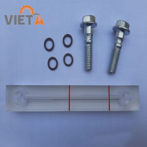 Thước thăm dầu máy nén khí khoảng cách tâm lỗ 160mm