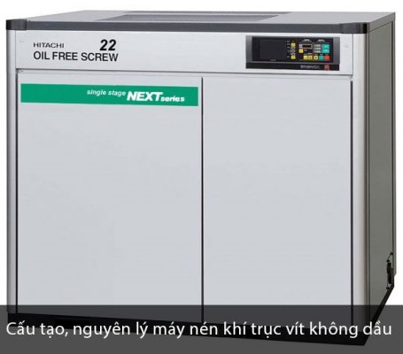 Read more about the article Cấu tạo, nguyên lý máy nén khí trục vít không dầu
