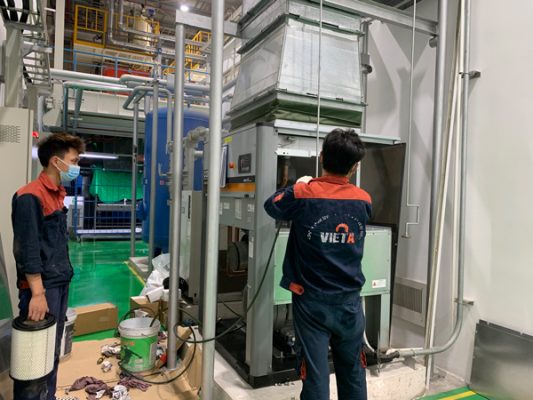 Read more about the article Dịch vụ sửa chữa máy nén khí trục vít uy tín tại Hà Nội