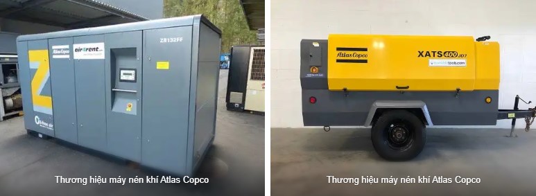 Thương hiệu máy nén khí Atlas Copco Thương hiệu máy nén khí Atlas Copco