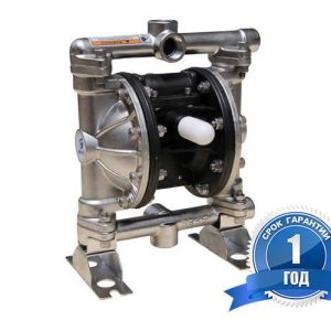 Bơm màng khí nén Hytrel 1/2 inch MK15PP – SS/HY/TF/SS thân inox