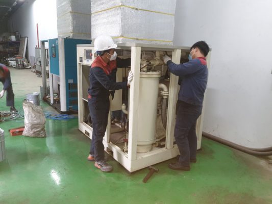 Read more about the article Quy trình bảo dưỡng máy nén khí trục vít