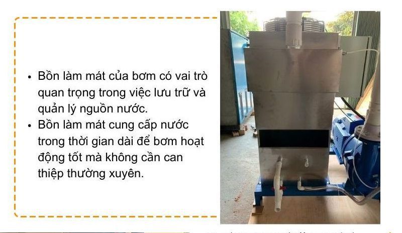 Combo máy bơm chân không vòng nước 2.35kw