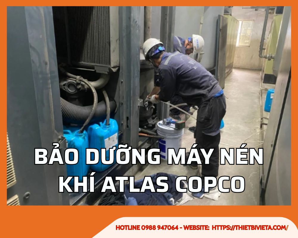 Bảo dưỡng máy nén khí Atlas Copco