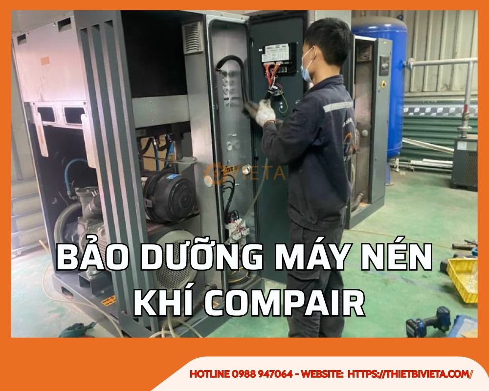 Bảo dưỡng máy nén khí Compair