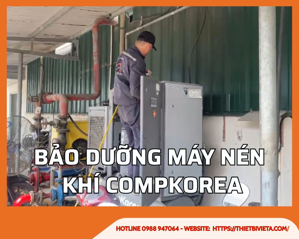 Bảo dưỡng máy nén khí Compkorea