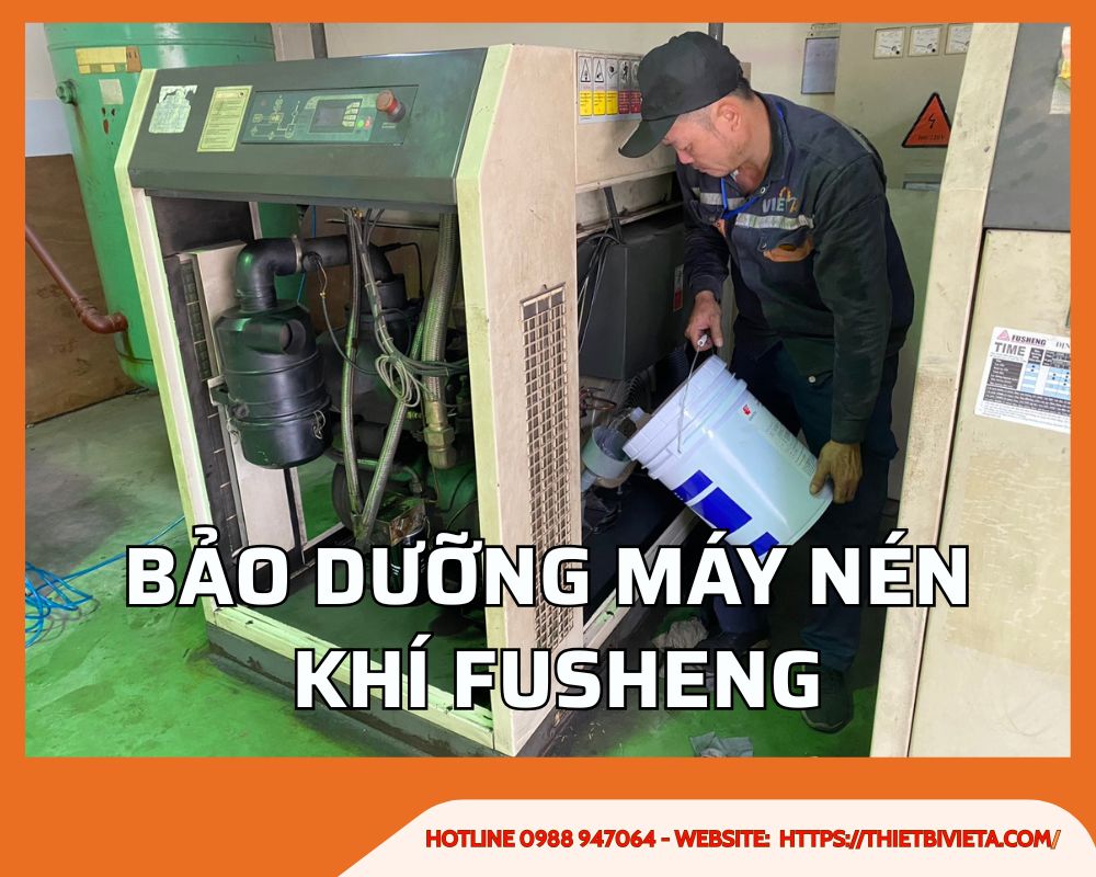 Bảo dưỡng máy nén khí Fusheng