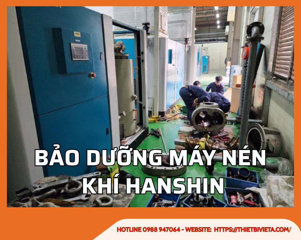 Bảo dưỡng máy nén khí Hanshin