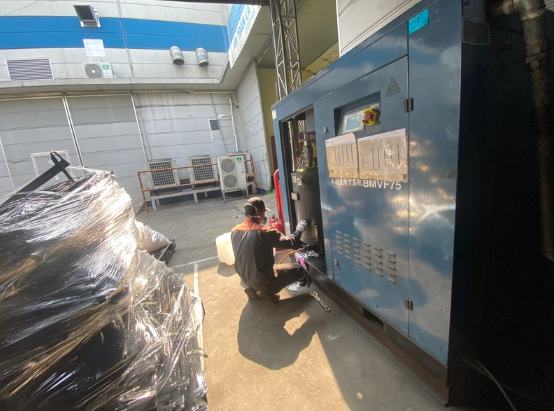 Bảo dưỡng máy nén khí Kaishan
