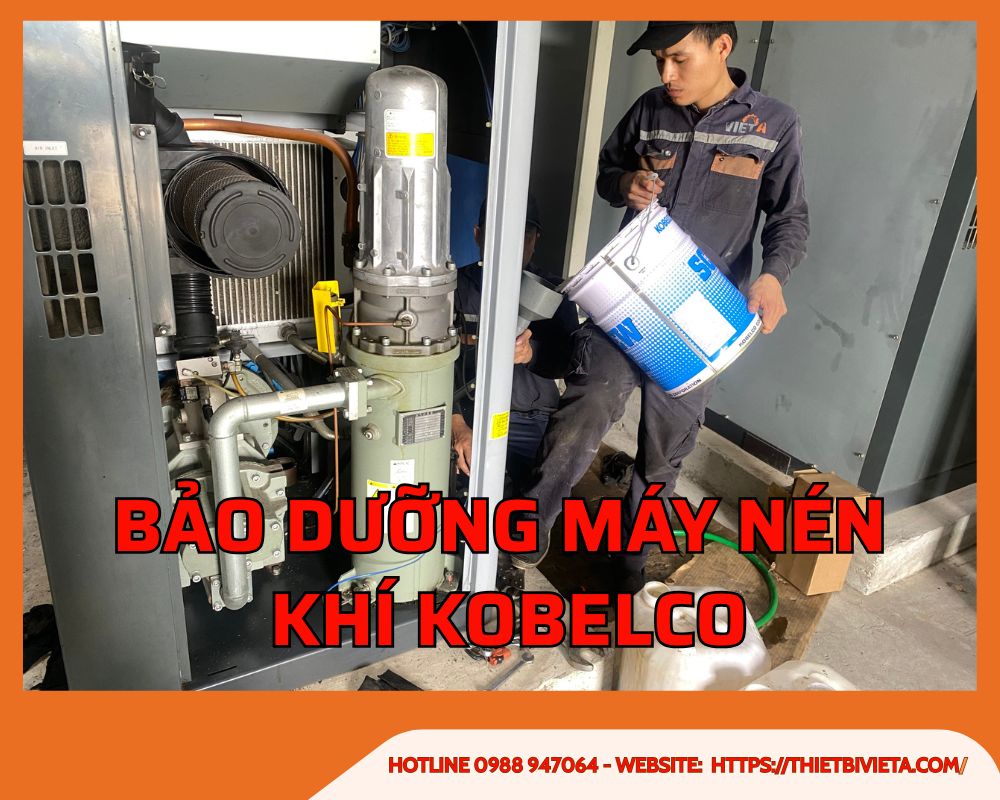 Bảo dưỡng máy nén khí Kobelco
