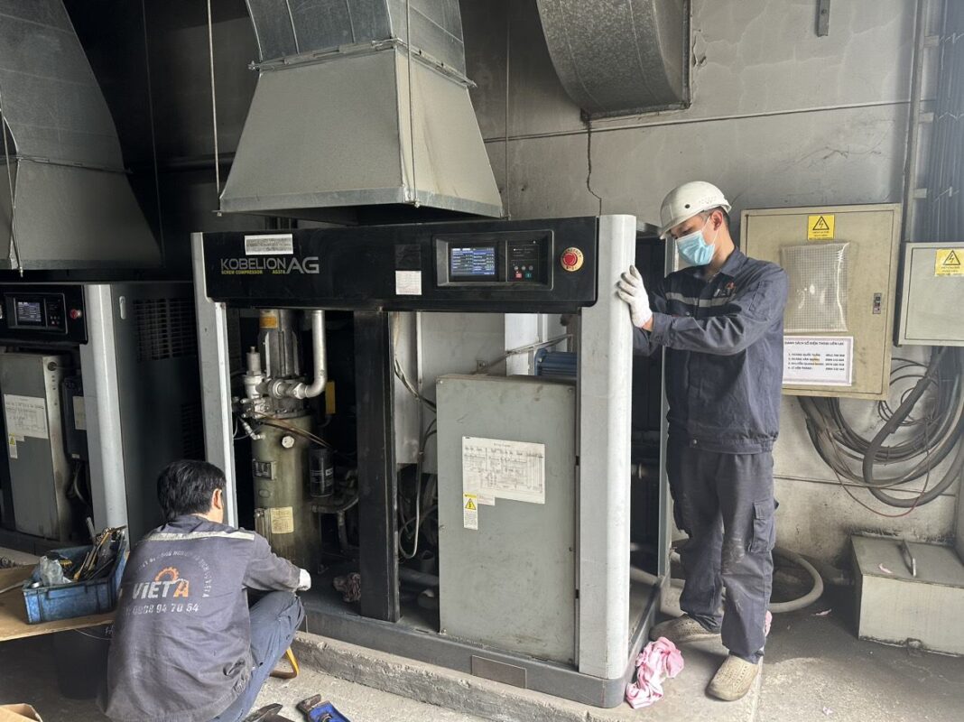 Bảo dưỡng máy nén khí Kobelco