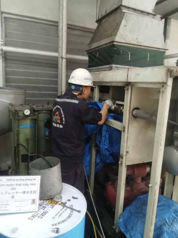 Bảo dưỡng máy nén khí Mitsubishi