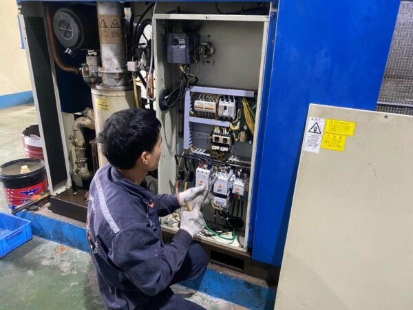 Bảo dưỡng máy nén khí Mitsuiseiki