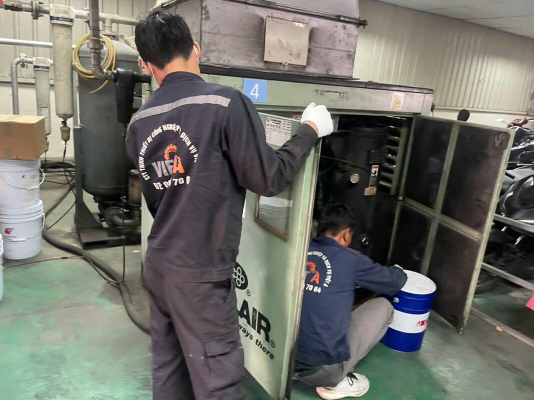 Bảo dưỡng máy nén khí Sullair