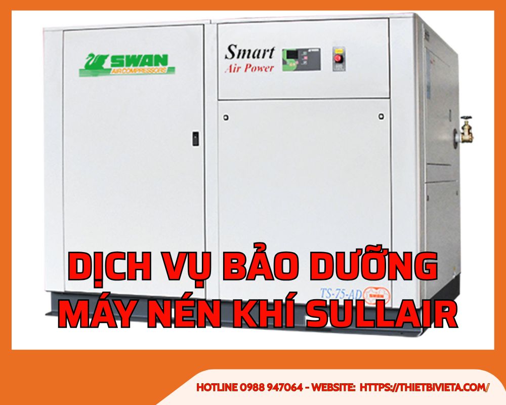 Bảo dưỡng máy nén khí Sullair