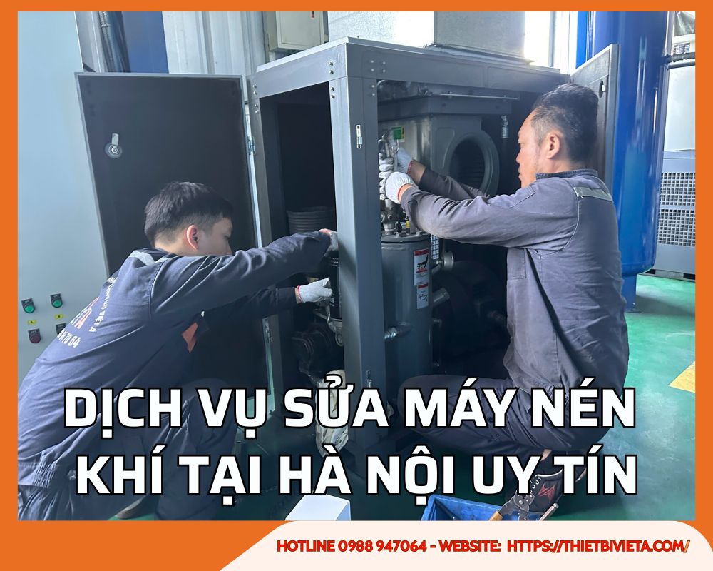 Dịch vụ sửa chữa máy nén khí tại Hà Nội uy tín, giá ưu đãi