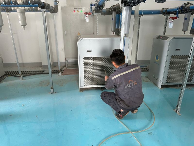 dịch vụ bảo dưỡng định kỳ mán nén khí