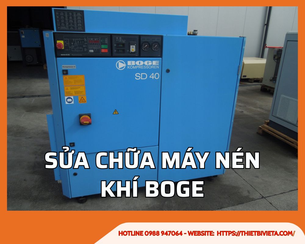 Dịch vụ sửa chữa máy nén khí Boge uy tín