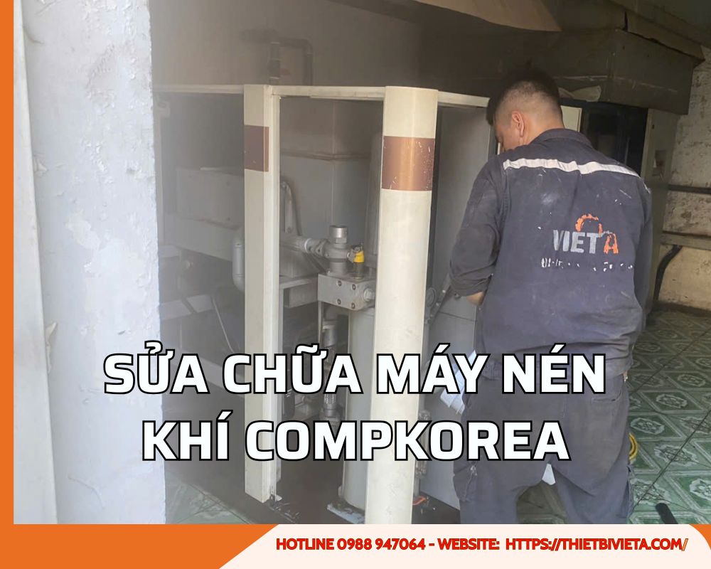 Dịch vụ sửa chữa máy nén khí Compkorea uy tín