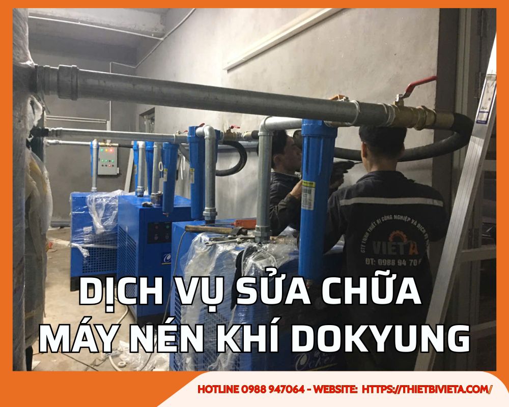 Dịch vụ sửa chữa máy nén khí Dokyung uy tín