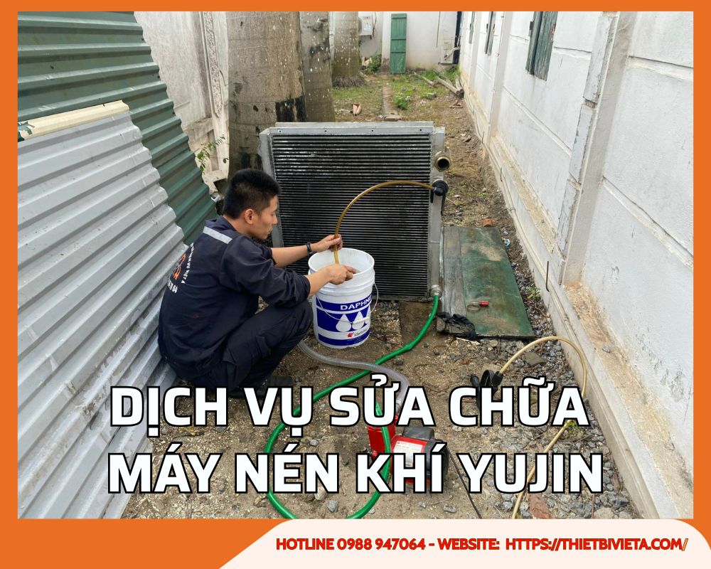 Dịch vụ sửa chữa máy nén khí Yujin uy tín