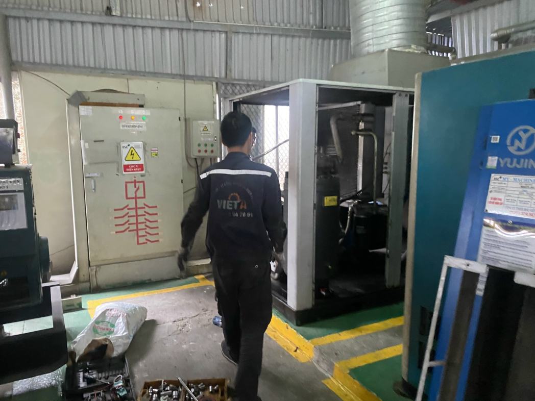 Dịch vụ sửa chữa máy nén khí Yujin uy tín