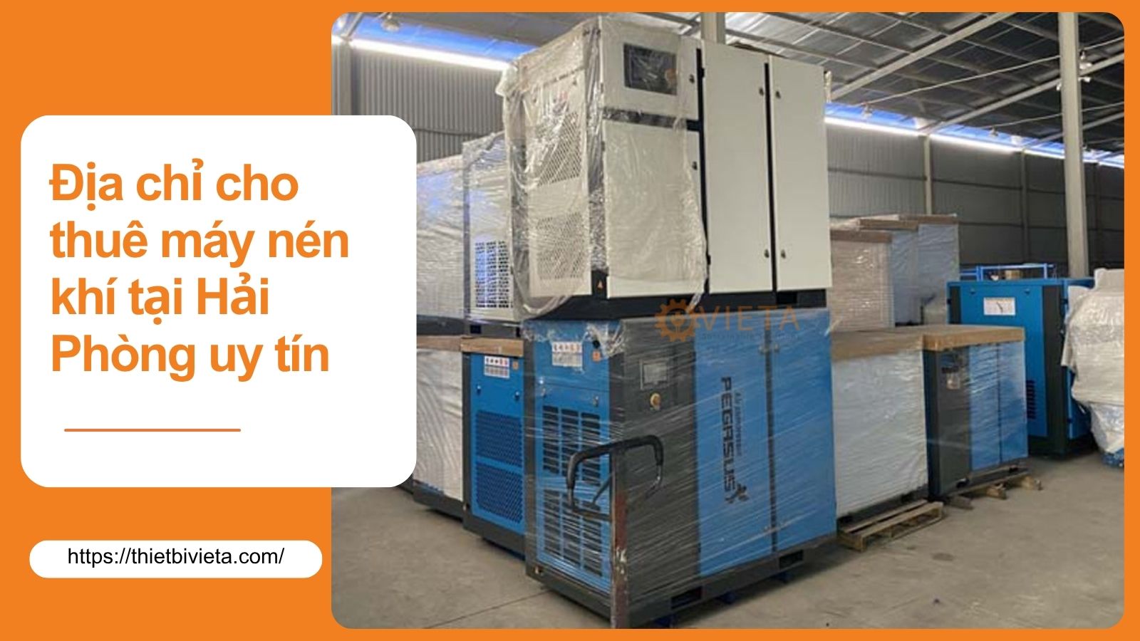 Địa chỉ cho thuê máy nén khí tại Hải Phòng uy tín