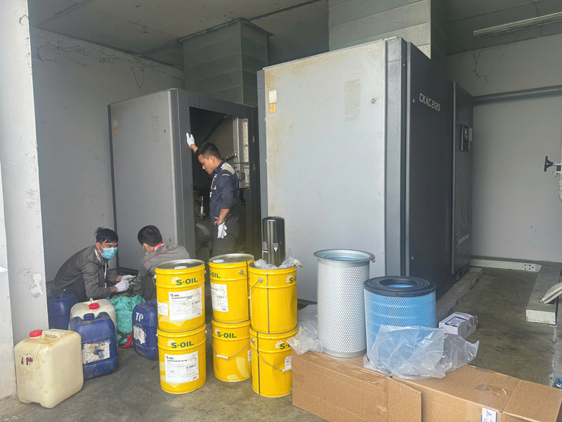 Dầu máy nén khí trục vít