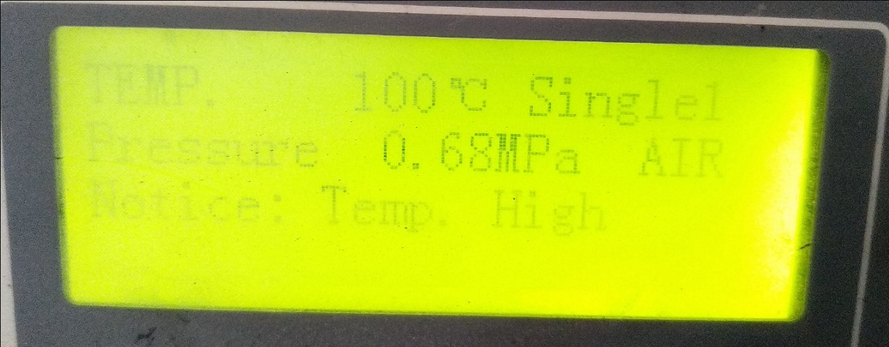 máy nén khí trục vít quá nhiệt trên 100°C máy nén khí trục vít quá nhiệt trên 100°C