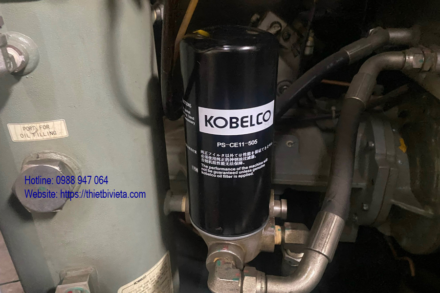 bảo dưỡng tiêu chuẩn máy nén khí Kobelco