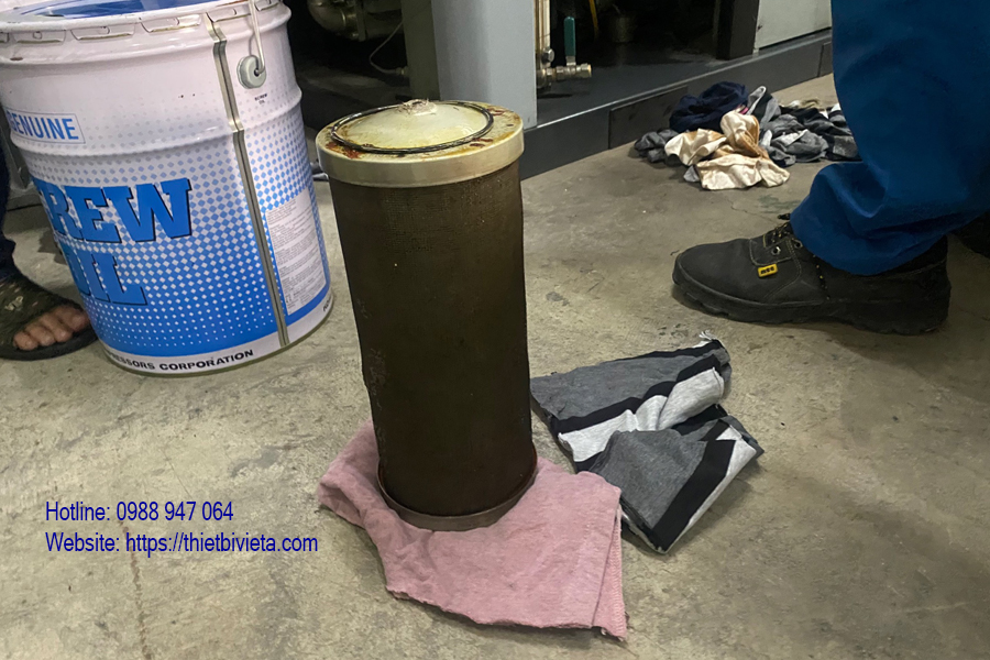 bảo dưỡng tiêu chuẩn máy nén khí Kobelco