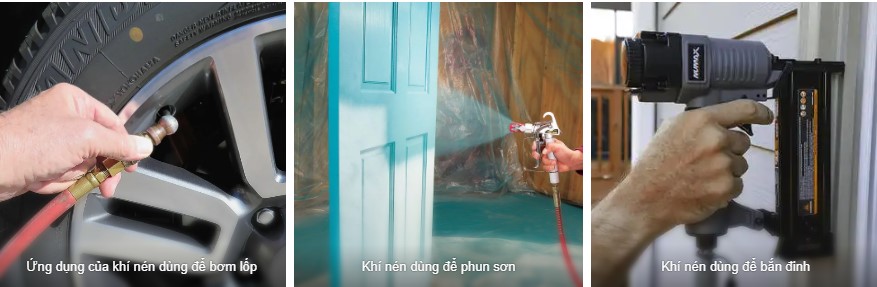 Ứng dụng khí nén trong gia đình và đời sống thường ngày