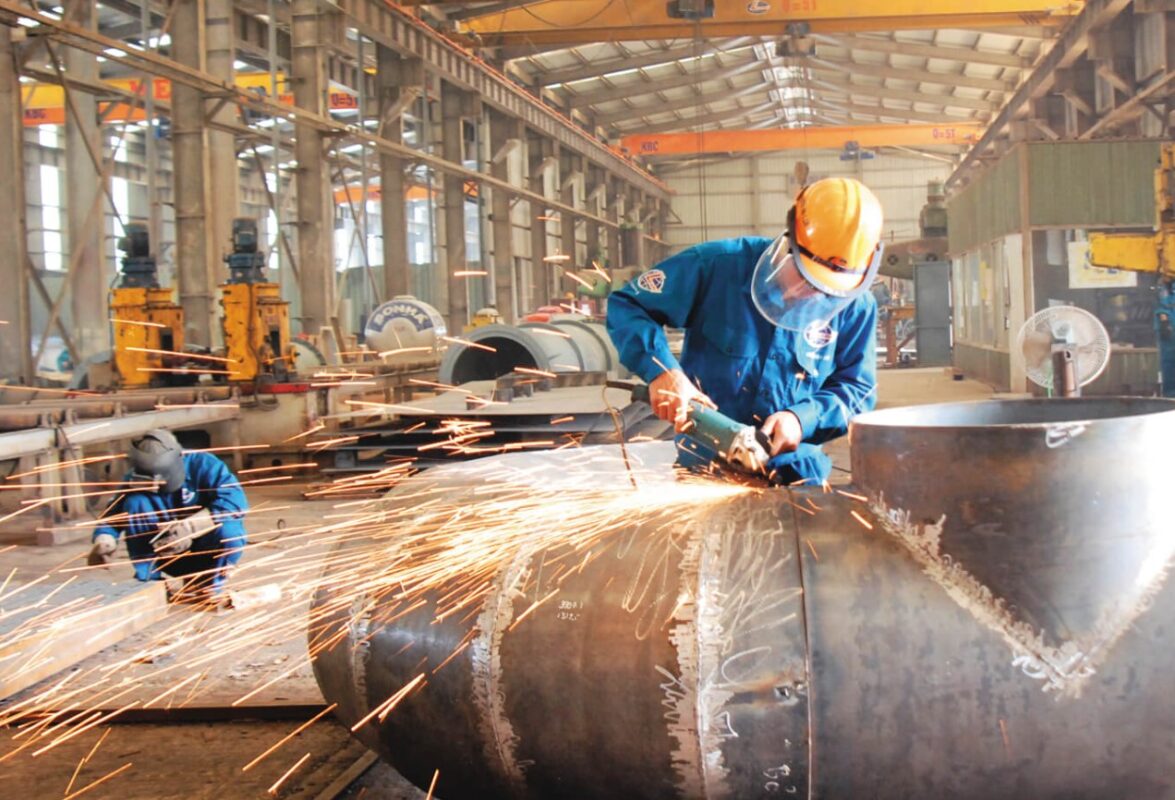 Ứng dụng khí nén trong ngành sản xuất cơ khí