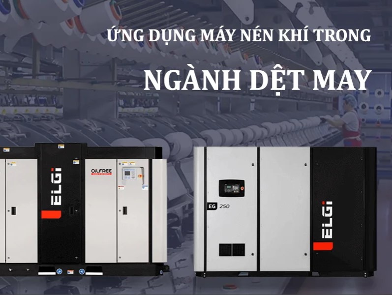8 Ứng dụng máy nén khí ngành dệt may
