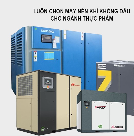 Tiêu chuẩn khí nén trong ngành thực phẩm