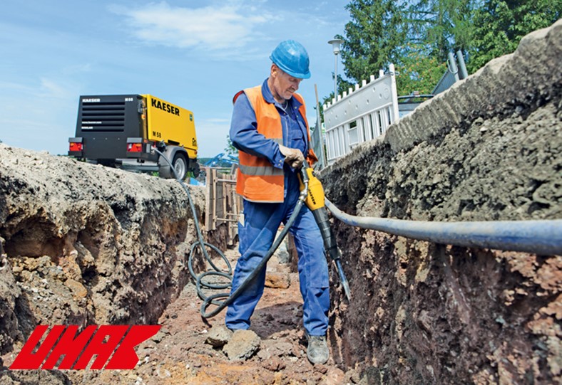 Ứng dụng máy nén khí trong ngành xây dựng