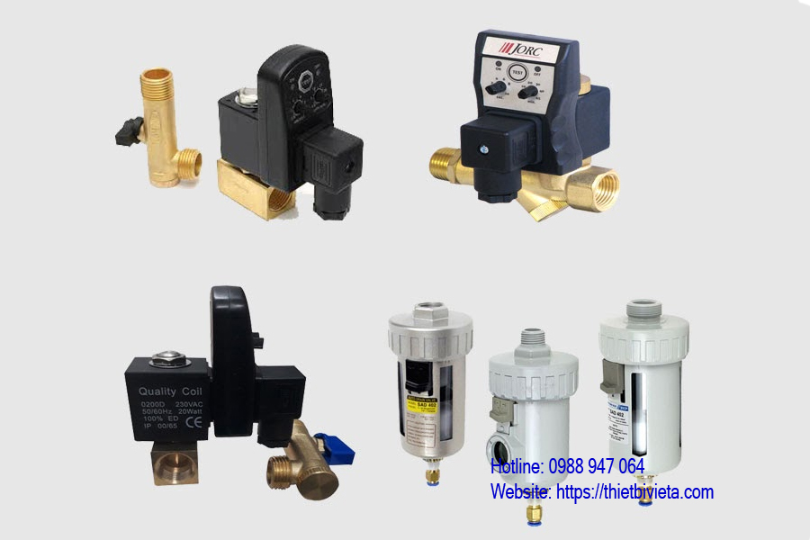 van xả nước máy nén khí