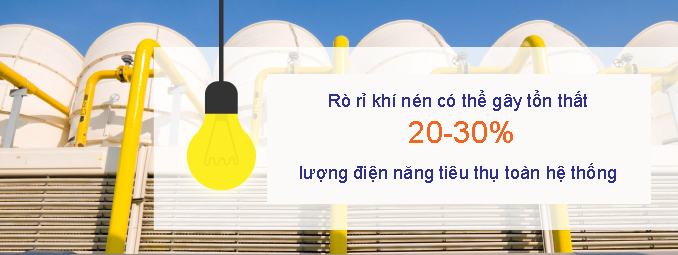 Chi phí do rò rỉ khí nén