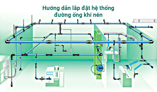 Tiêu Chuẩn Cần Biết Khi Lắp Đặt Đường Ống Khí Nén