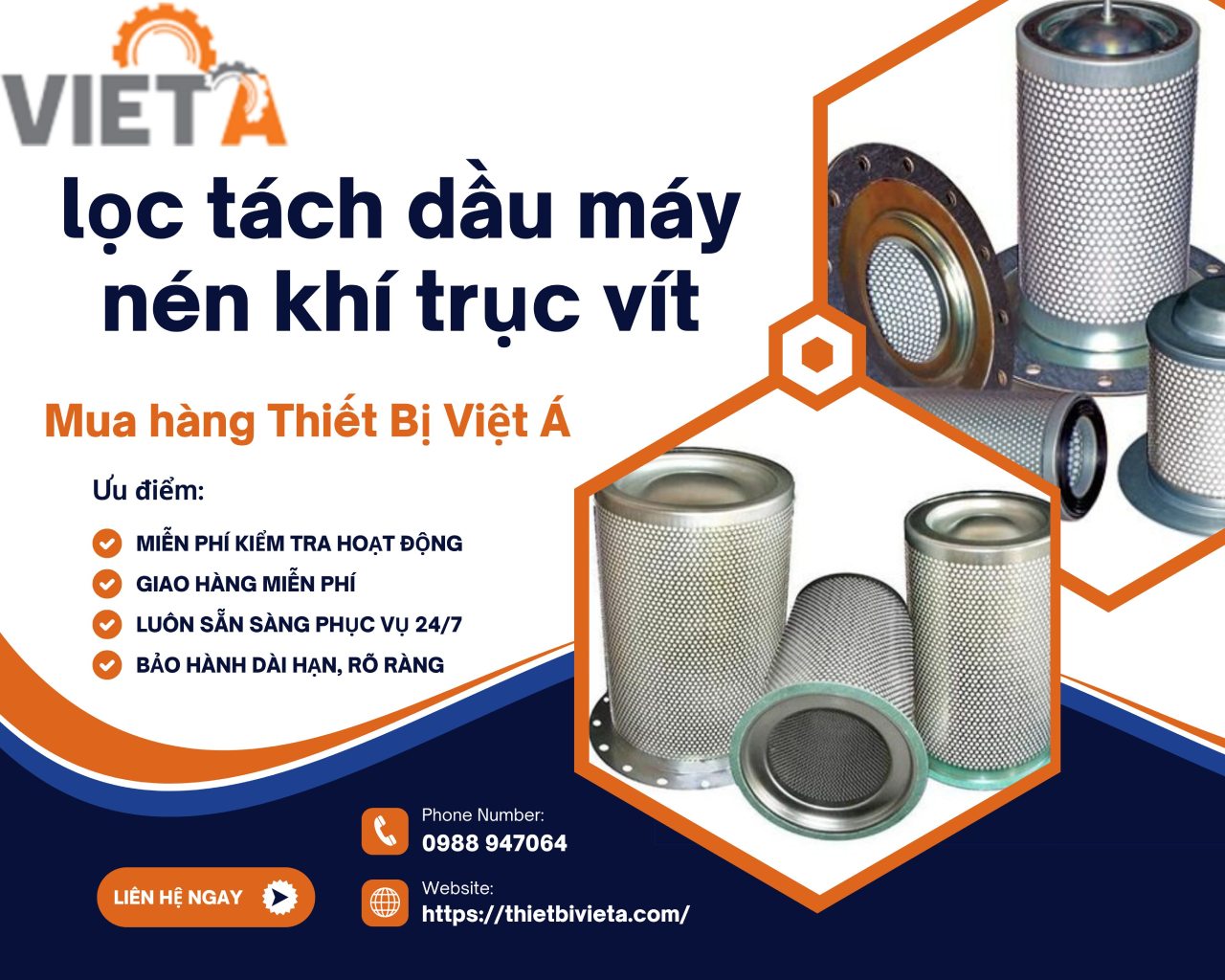 lọc tách dầu máy nén khí trục vít