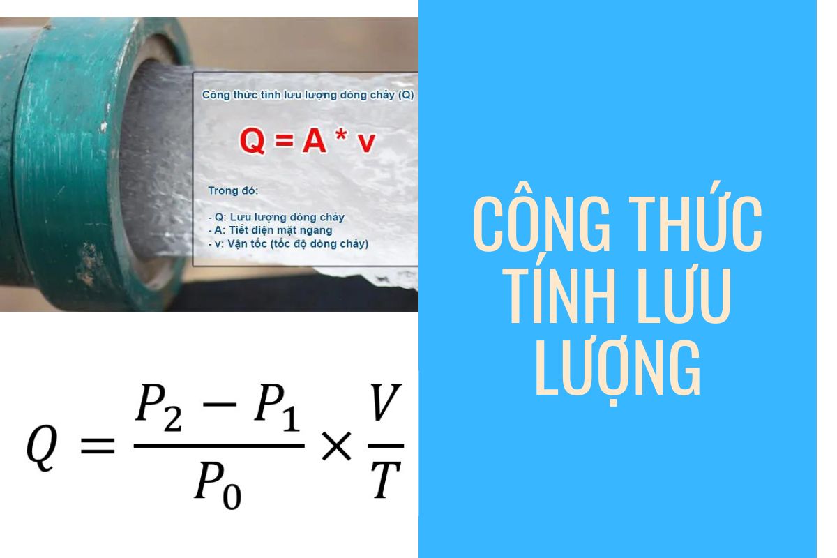 Các phương pháp và công thức tính lưu lượng khí